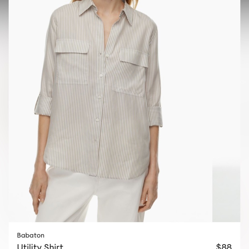 Babaton Utility button up shirt